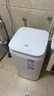 海尔（Haier）波轮小型洗衣机全自动3公斤60℃除菌螨家用母婴儿童内衣迷你洗脱一体童锁LED触控玻璃盖以旧换新 【小小神童】15分钟速洗+除螨洗+超净洗 浓缩洗 波轮 实拍图