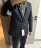 罗蒙西服套装男新款商务职业正装男士新郎礼服伴郎礼服结婚礼服男装 实拍图