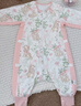 威尔贝鲁【吸湿排汗】婴幼儿童睡袋1-3岁宝宝前6后4睡衣亲肤春夏 樱野粉M 实拍图