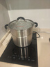 美厨（MAXCOOK）汤锅304不锈钢 复底高汤锅二层蒸锅22cm 电磁炉通用带蒸架MCZ3218 实拍图