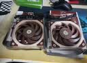 noctua NF-A12x25 PWM CH.BK 猫扇 12025 12CM LCP液晶聚合物 机箱散热风扇 智能温控 猫头鹰 NF-A12x25 PWM 实拍图