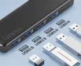联想（Lenovo）USB分线器3.0接口转换器高速4口拓展器USB扩展坞转接头HUB集线器USB延长线拓展坞适用笔记本台式机 实拍图