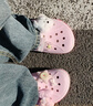 CROCS卡骆驰贝雅卡骆班洞洞鞋轻便耐磨拖鞋一脚蹬休闲鞋|205089 芭蕾粉/糖果粉-6TG 36 /37(220mm) 实拍图