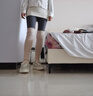 杜威克腿套堆堆袜小腿瑜伽袜套针织女秋冬保暖配鲨鱼裤雪地靴 卡其 实拍图