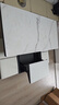 我爱川威可升降茶几餐桌两用现代简约家用客厅小户型多功能折叠移动茶几桌 包安装【雪山白岩板+灰柜体】 120*60cm 实拍图