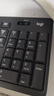 罗技（Logitech）MK275 键鼠套装 无线键鼠套装 办公键鼠套装 全尺寸 商务键鼠套装 带无线2.4G接收器 黑蓝色 实拍图