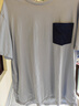 京东京造纯棉睡衣男短袖套装10A抗菌26春上新情侣家居服蓝色2XL 实拍图