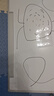 得力(deli)90*60cm悬挂白板 白板写字板 黑板 磁性悬挂式小白板 实心纤维板芯黑板 教学家用白板 92608 实拍图