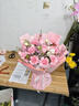 馨仪鲜花速递玫瑰向日葵康乃馨花束生日礼物全国同城配送 康乃馨玫瑰混搭花束 实拍图