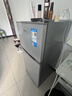 美的（Midea）112L两门小冰箱灰色双温小冰箱迷你家用宿舍租房灵活摆放节能低音深冷速冻 BCD-112CM 实拍图