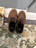 马丁博士（Dr.Martens）Zavala Lo春舒适百搭轻量翻毛皮棕色薄底皮鞋单鞋 深棕色 36 实拍图