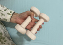 Keep哑铃女士健身家用彩色浸塑环保手铃亚铃全身塑形樱粉1kg*2 实拍图