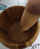 全适压蒜器捣蒜器老式蒜臼子厨房木质手动捣蒜罐蒜泥器中药研磨器擂钵 实拍图