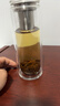 万象（WANXIANG）双层耐热玻璃杯带滤网商务办公节日礼物大容量石墨黑车载便携茶杯 晒单实拍图