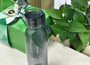 乐扣乐扣（LOCK&LOCK）夏季运动水杯简约塑料杯户外便携水壶男女学生杯子白色350ML 实拍图