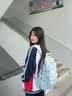 361°书包初中生女高中生2026新款大容量背包小学生减负双肩包男 海盐蓝 实拍图