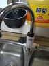 奥克斯（AUX）电热水龙头热水器加热水龙头快速热水变频恒温厨房下进水 【大屏数显】雪山白+漏保插头+万向喷头 实拍图