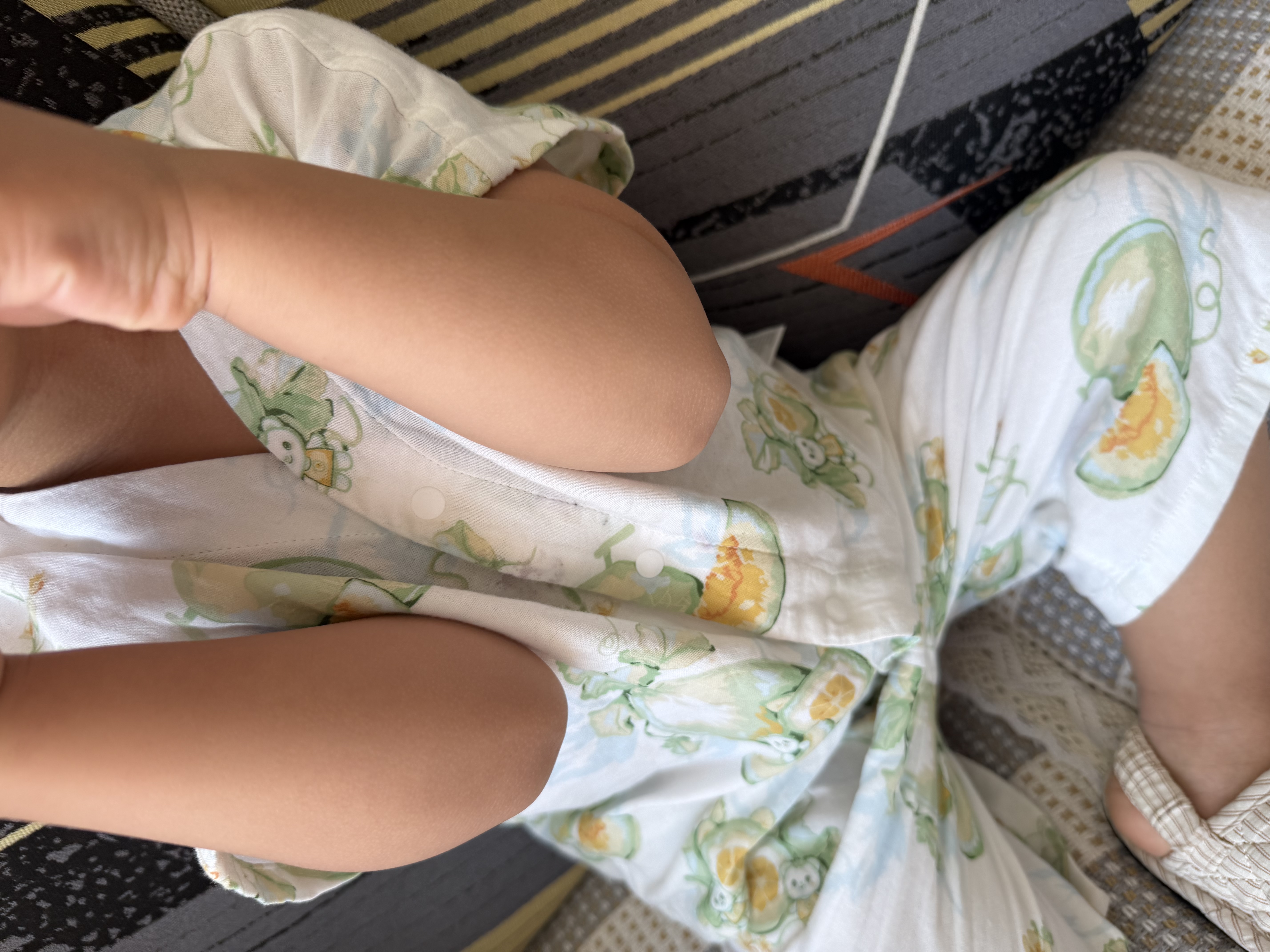 贝肽斯儿童睡衣女童男童夏季薄款透气家居服套装宝宝亲子睡衣短袖 实拍图
