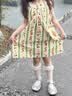 班喜迪女童夏装连衣裙2026新款洋气儿童吊带沙滩公主裙宝宝小童裙子夏季 绿色 110 cm 实拍图