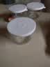 网红咸菜碗玻璃密封罐加厚酱菜盒冰箱保鲜罐小菜泡菜罐分装盒 四只混搭装 4个 180ml 实拍图