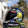 坦克（Tanked Racing）T536摩托车头盔3C大半盔四季防晒电动车安全帽 黑色 大都会 L 实拍图