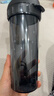 特百惠（Tupperware）茶韵500ml塑料杯男女士学生运动水杯子大容量泡茶杯 酷炫黑 实拍图
