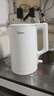 美的（Midea）电热水壶家用烧水壶泡茶0涂层食品级304不锈钢自动断电双层防烫全钢无缝1.5L大容量 MK-HJ1566 实拍图