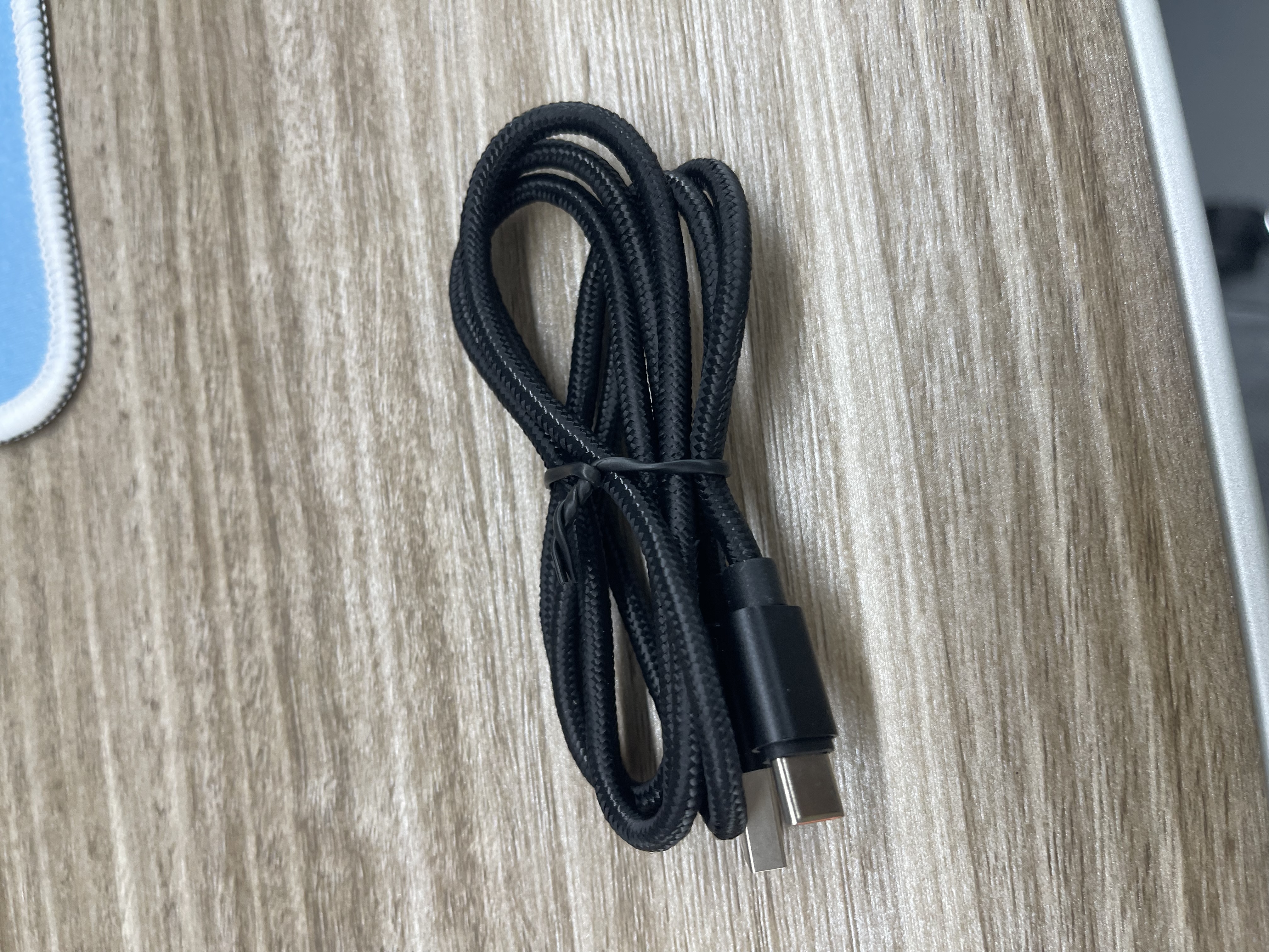 艾胜者Type-c编织线6A超级快充数据线USB插头充电线套装适用华为Mate60Pro小米oppo真我vivo魅族iQOO手机 钨金黑【快充线】 1米 实拍图