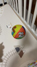 babycare拍拍球儿童小皮球宝宝弹力训练静音球2.0-绒布款（直径18cm） 实拍图