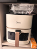 美的（Midea）炎烤双热源免翻面空气炸锅 多功能蒸烤一体可视窗口 家用实用大容量5.3L热风循环蒸汽嫩炸KZC5394 实拍图