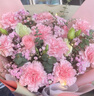 馨仪鲜花速递玫瑰向日葵康乃馨花束生日礼物全国同城配送 康乃馨玫瑰混搭花束 实拍图