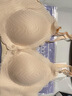 婧麒（JOYNCLEON）前开扣小贝壳哺乳内衣女薄款聚拢怀孕期产后喂奶睡觉孕妇文胸 少女肤-升级款 M 实拍图