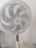 美的（Midea）【飓风节能】七叶柔风立式电风扇/家用轻音落地扇/台式小型风扇/大风力遥控定时摇头风扇 SAH35BSJ 实拍图