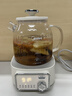 美的（Midea）花漾0胶水全玻璃养生壶多功能煮茶壶母婴烧水壶恒温电热水壶全自动一体1.2L YS12B302J 实拍图