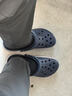 卡骆驰（CROCS）贝雅卡骆班洞洞鞋轻便耐磨一脚蹬休闲鞋女鞋时尚沙滩鞋|205089 深蓝/辣椒红-4CC 43 (270mm) 实拍图
