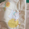 全棉时代婴儿隔汗巾纱布吸汗儿童宝宝开学幼儿园纯棉垫背小熊小鹿小猫3条 实拍图