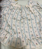 古今（GUJIN）【带胸垫】夏上新短袖云朵棉睡衣女家居服甜美睡裤公主纯欲套装L 实拍图