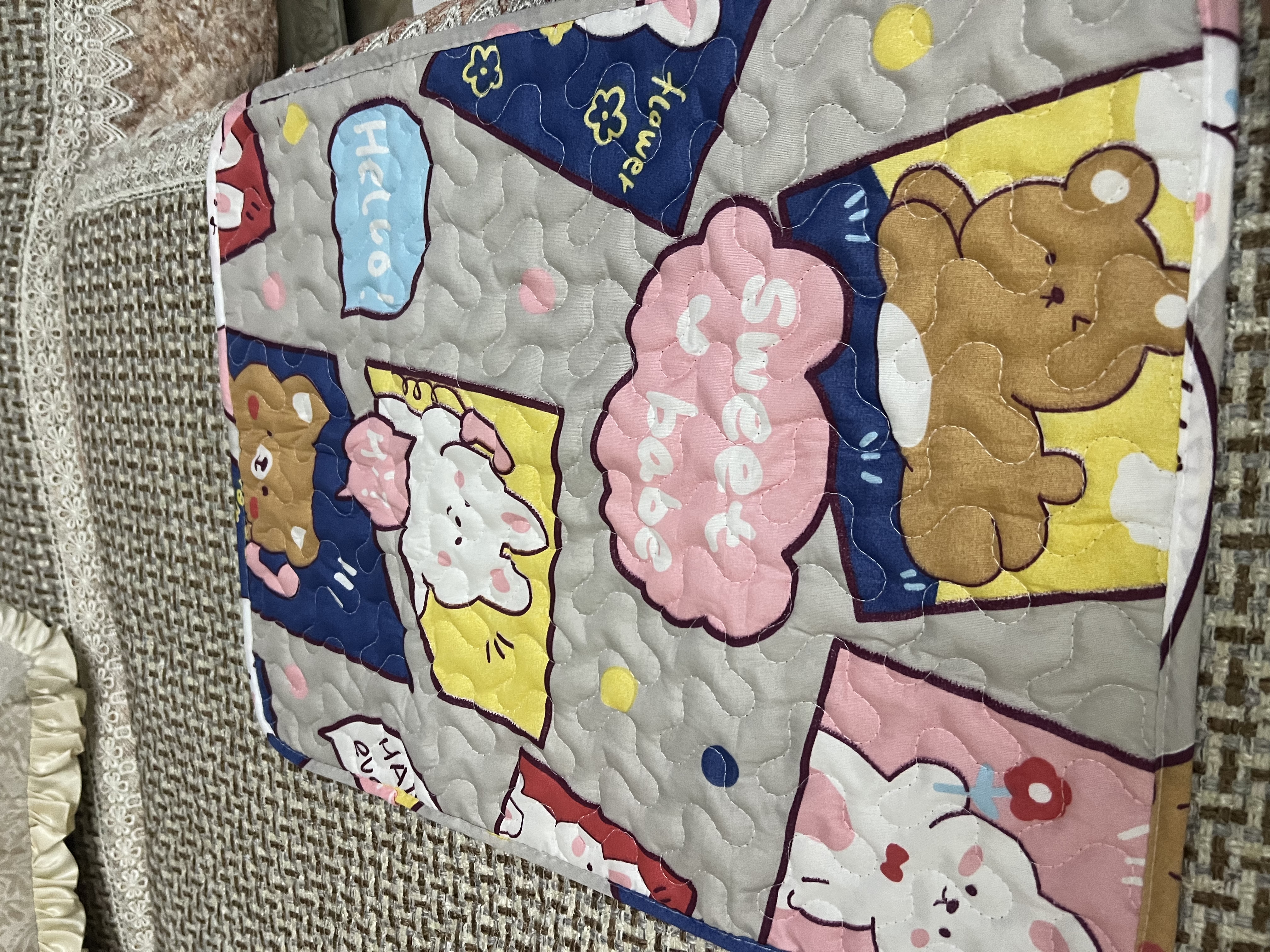 HELLOJOY四季宠物地垫狗狗垫子睡觉用猫咪睡垫夏天凉席狗窝笼子垫板用品 实拍图