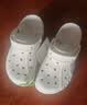 卡骆驰（CROCS）贝雅云彩女士洞洞鞋休闲鞋|208186  白色-100    36 /37(230mm) 实拍图
