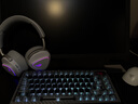 ROG棱镜2头戴式游戏耳机 无线三模连接 Speednova技术轻量化电竞耳机环绕7.1音效 3.5mm 月耀白三角洲 实拍图