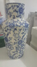 京东鲜花新中式陶瓷花瓶青花瓷客厅复古水养鲜花干花插花装饰摆件高级感 实拍图