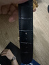 istrap真皮表带男女士鳄鱼纹牛皮适用天梭浪琴美度西铁城卡西欧dw精工海鸥飞亚达阿玛尼手表带力洛克表链 黑色同色线丨玫金针扣 与表盘接口宽度22mm 实拍图