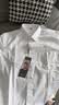 啄木鸟（TUCANO）衬衫男棉质斜纹抗皱长袖衬衣商务正装休闲时尚上衣男装 白色 XL 实拍图