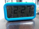 汉时（Hense）创意电子闹钟学生儿童高中生宿舍床头钟夜光闹表懒人聪明钟HA8019 黄色白灯 实拍图