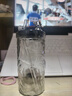 玻璃吸管水杯新款高颜值小熊吸管杯办公室家用钻石杯可爱创意杯子 钻石小熊【透明色】 330ml 实拍图