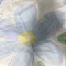 艾薇 床单单件 被单单件单人宿舍床垫磨毛床单 蓝色花开 180*230cm 实拍图
