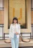 波司登26秋90轻暖鹅绒女款立领防风短款错格休闲外套B260135034 实拍图