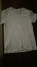 七匹狼短袖T恤男纯棉夏季打底衫基础纯色小白T男生运动汗衫背心 V型白色 2XL (180) (建议145-160斤) 实拍图