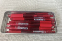 派通（Pentel ）BLN105按动红色中性笔高颜值0.5mm签字笔商务学生速干水笔水性笔文具 红色3支装 实拍图