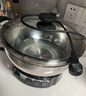 半球（PESKOE） 多功能锅多用途锅电炒锅电蒸锅电煮锅加厚食品级不锈钢电炖锅电火锅炒菜锅大功率 3.2L 32cm带蒸笼款（适用4-8人） 实拍图